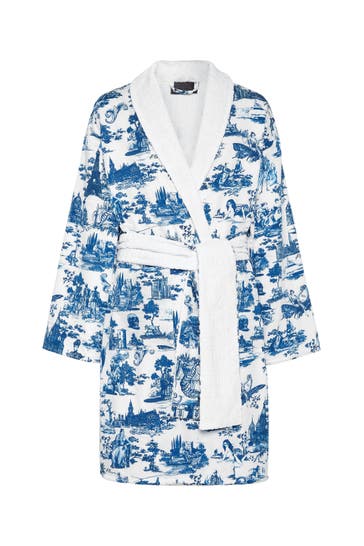 PHILIPP PLEIN Bademantel EN PLEIN AIR 0114 | white/darkblue