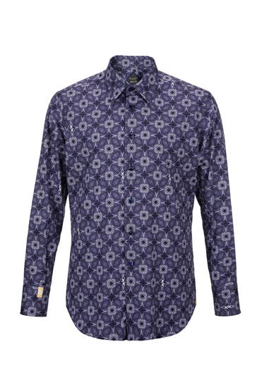 BILLIONAIRE Business-Hemd 08 | middleblue Slim Fit