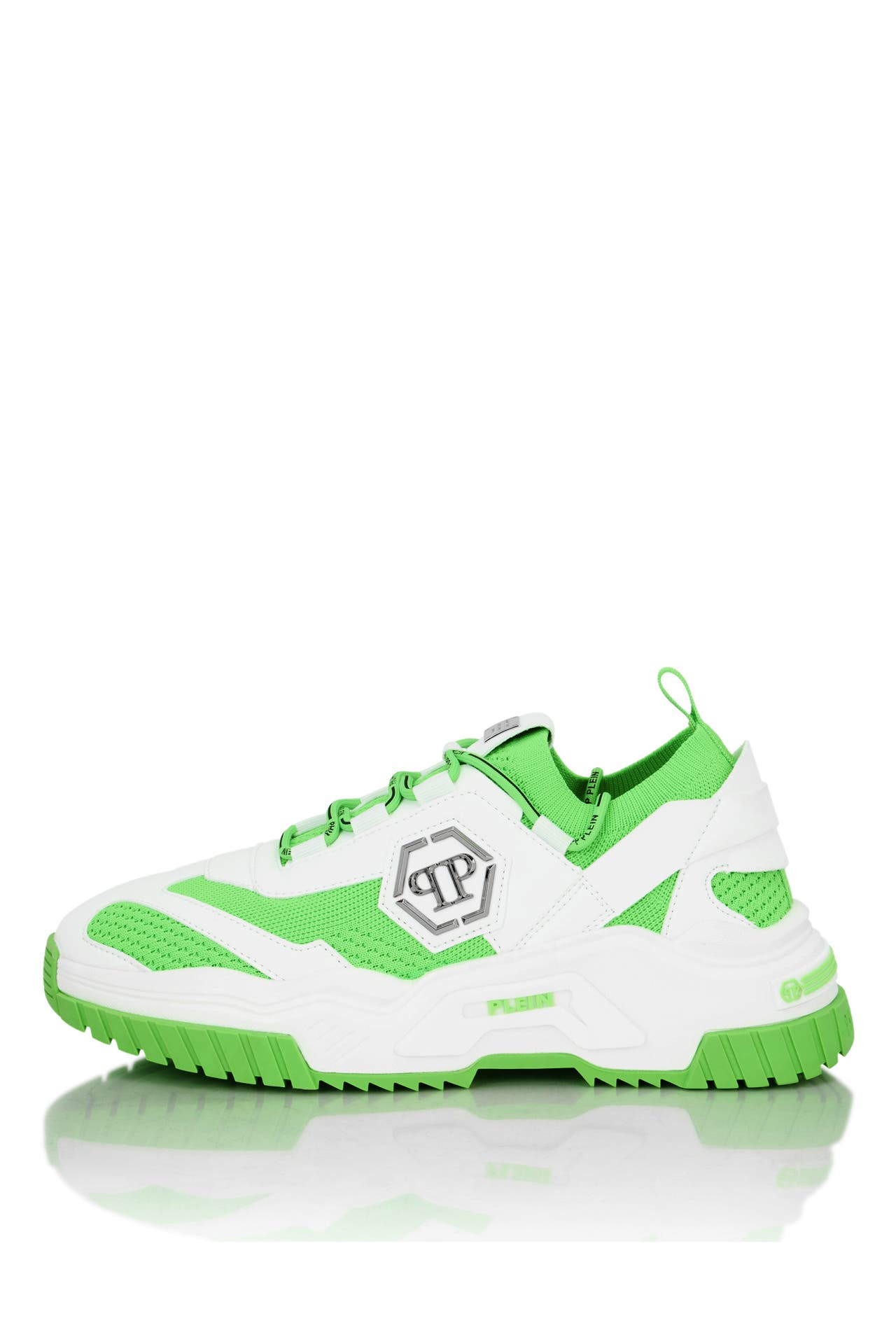 PHILIPP PLEIN Sneaker PREDATOR 0129 | White/yellowfluo, Bild 1
