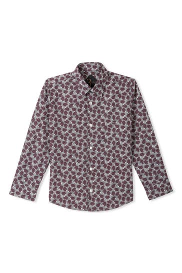 BILLIONAIRE Langarmshirt 35 | Bordeaux
