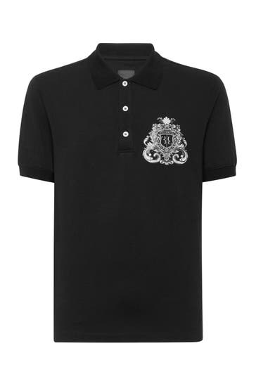 BILLIONAIRE Polo-Shirt BAROQUE 02 | black