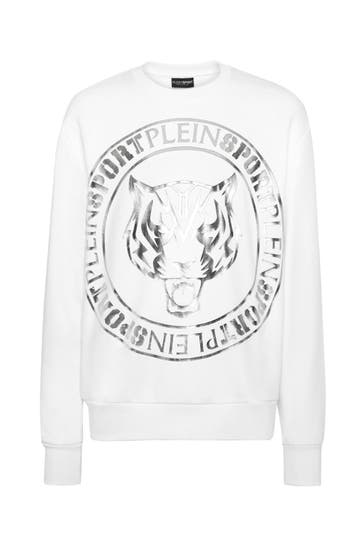 PLEIN SPORT Sweatshirt TIGER 01 | white