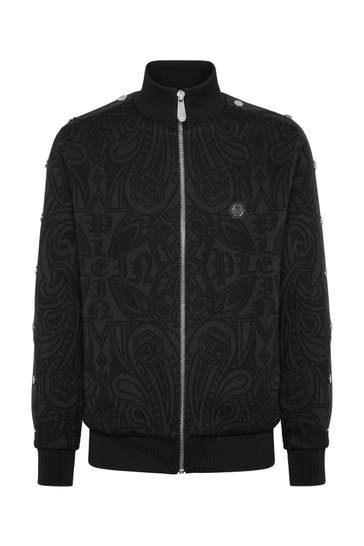 PHILIPP PLEIN Sweatjacke CHROME 02 | black