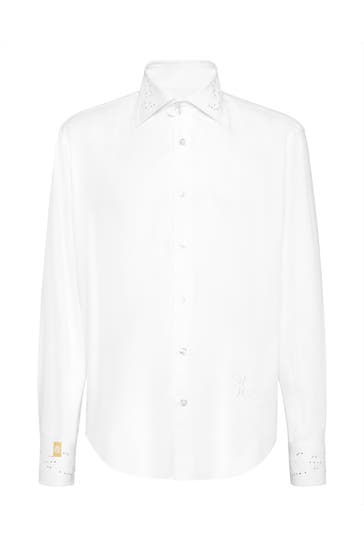 BILLIONAIRE Business-Hemd 01 | white Slim Fit