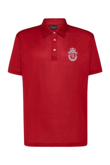 BILLIONAIRE Polo-Shirt CREST 35 | Bordeaux