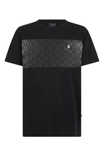 BILLIONAIRE Kurzarm-Rundhals-T-Shirt MONOGRAM