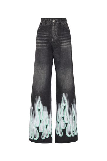 PHILIPP PLEIN Jeans FLAME 02RX | RiotBlack Straight