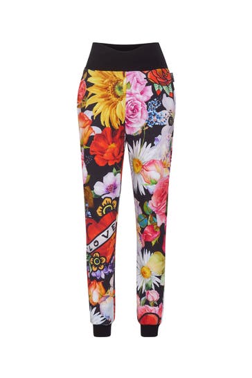 PHILIPP PLEIN Joggpant LOVE 0221 | black/multicolored Straight