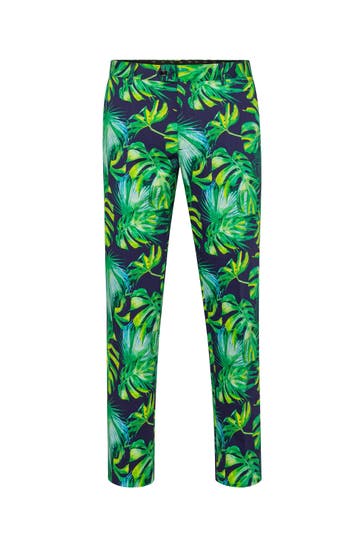 BILLIONAIRE Business-Hose PALMS 14 | darkblue Slim