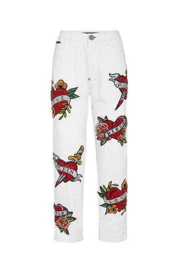 PHILIPP PLEIN Jeans LOVE 01SO | SummerSnow Boyfriend