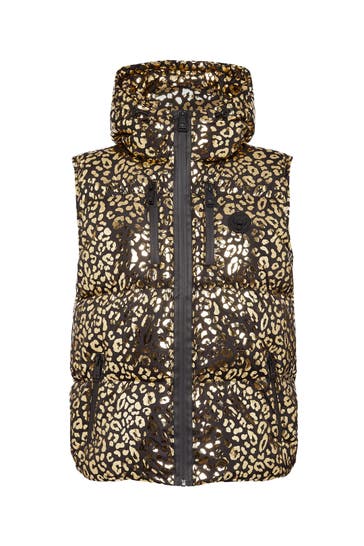 PLEIN SPORT Weste LEOPARD 16 | gold