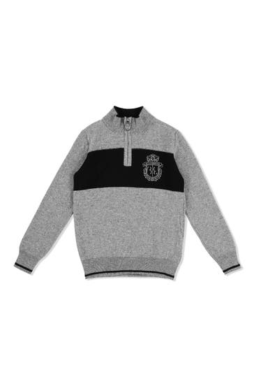 BILLIONAIRE Langarmshirt LOVE 1002 | grey/black