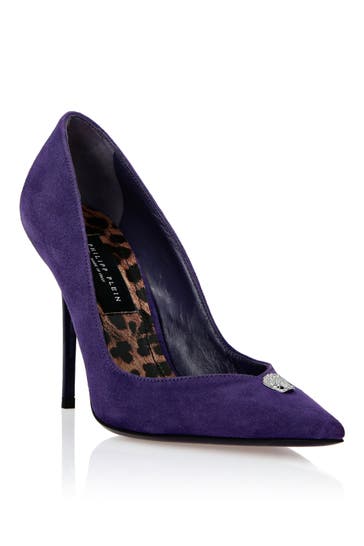 PHILIPP PLEIN High Heels SKULL 73 | Purple