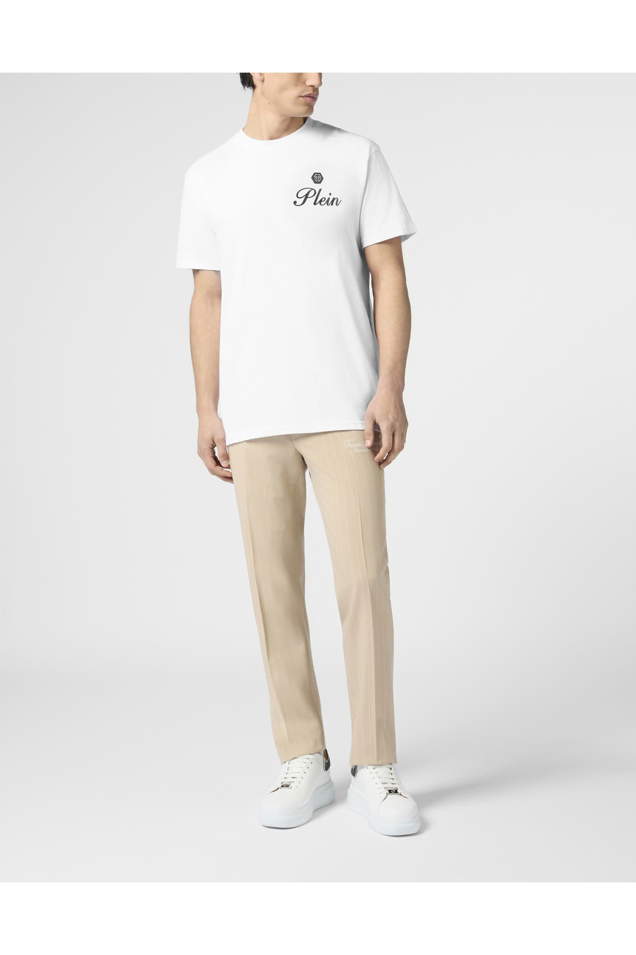 PHILIPP PLEIN Kurzarm-Rundhals-T-Shirt SIGNATURE, Bild 1