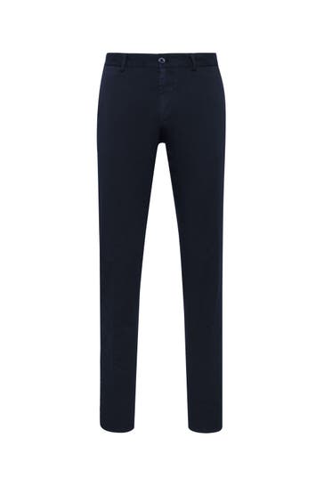 BILLIONAIRE Business-Hose DOUBLE B 14 | darkblue Slim