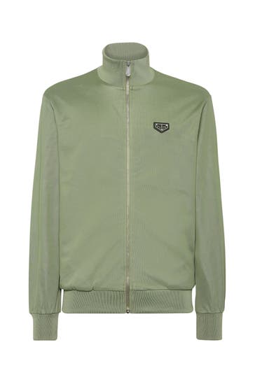 PHILIPP PLEIN Sweatjacke ICONIC PLEIN 65 | Military