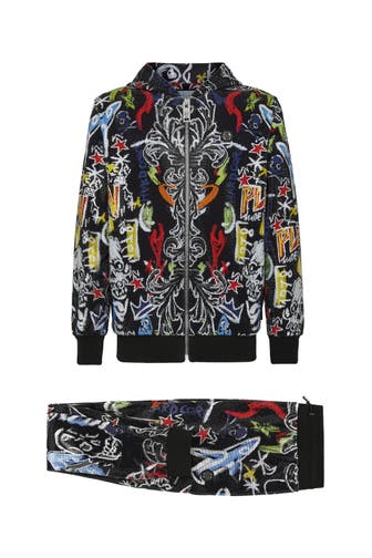PHILIPP PLEIN Sweatjacke 0221 | black/multicolored