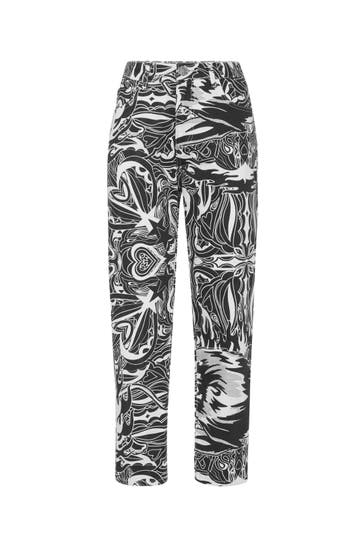 PHILIPP PLEIN Jeans CIRCUS 0102 | white/black Boyfriend