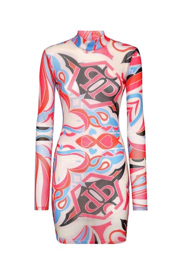 PHILIPP PLEIN Kleid CIRCUS 33 | Fuxia