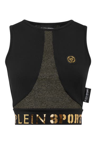 PLEIN SPORT Top STATEMENT 02 | black