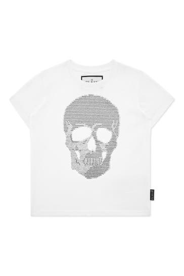 PHILIPP PLEIN T-Shirt SKULL 01 | white