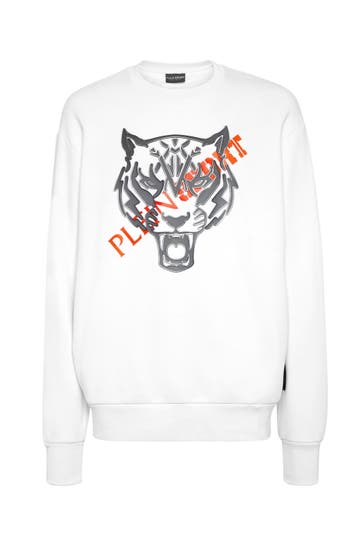 PLEIN SPORT Sweatshirt TIGER 01 | white