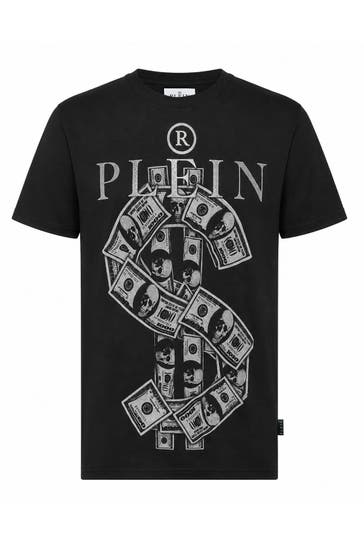 PHILIPP PLEIN Kurzarm-Rundhals-T-Shirt
