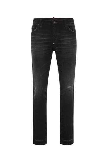 PHILIPP PLEIN Jeans 02TT | TURBO TITAN BLACK Straight