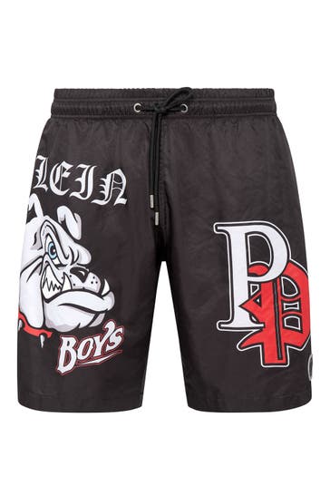 PHILIPP PLEIN Badehose BULLDOGS