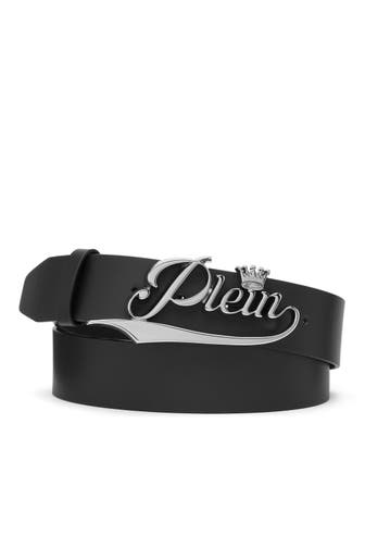 PHILIPP PLEIN Casual-Gürtel KING PLEIN 0291 | black/nickel