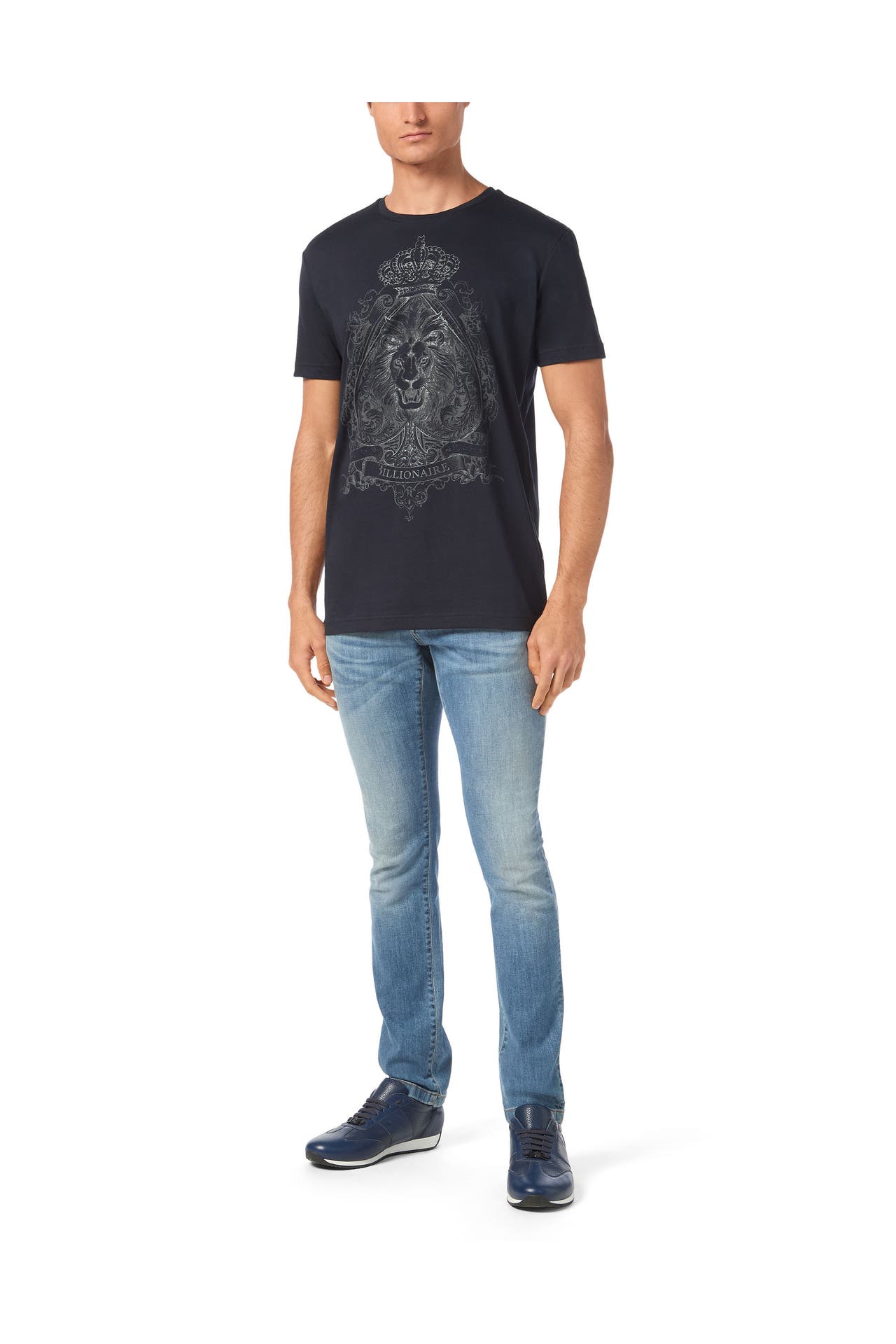 BILLIONAIRE Kurzarm-Rundhals-T-Shirt, Bild 1