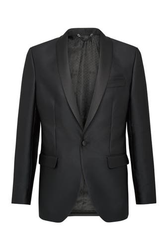 BILLIONAIRE Business-Sakko LION 0202 | black/black Slim Fit
