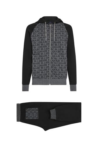 BILLIONAIRE Sweatjacke 0210 | black/grey