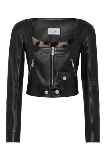 PHILIPP PLEIN Lederjacke 02 | black