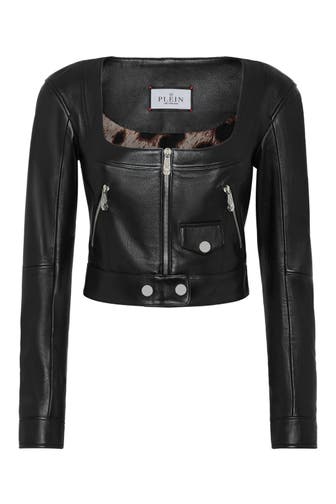 PHILIPP PLEIN Lederjacke 02 | black