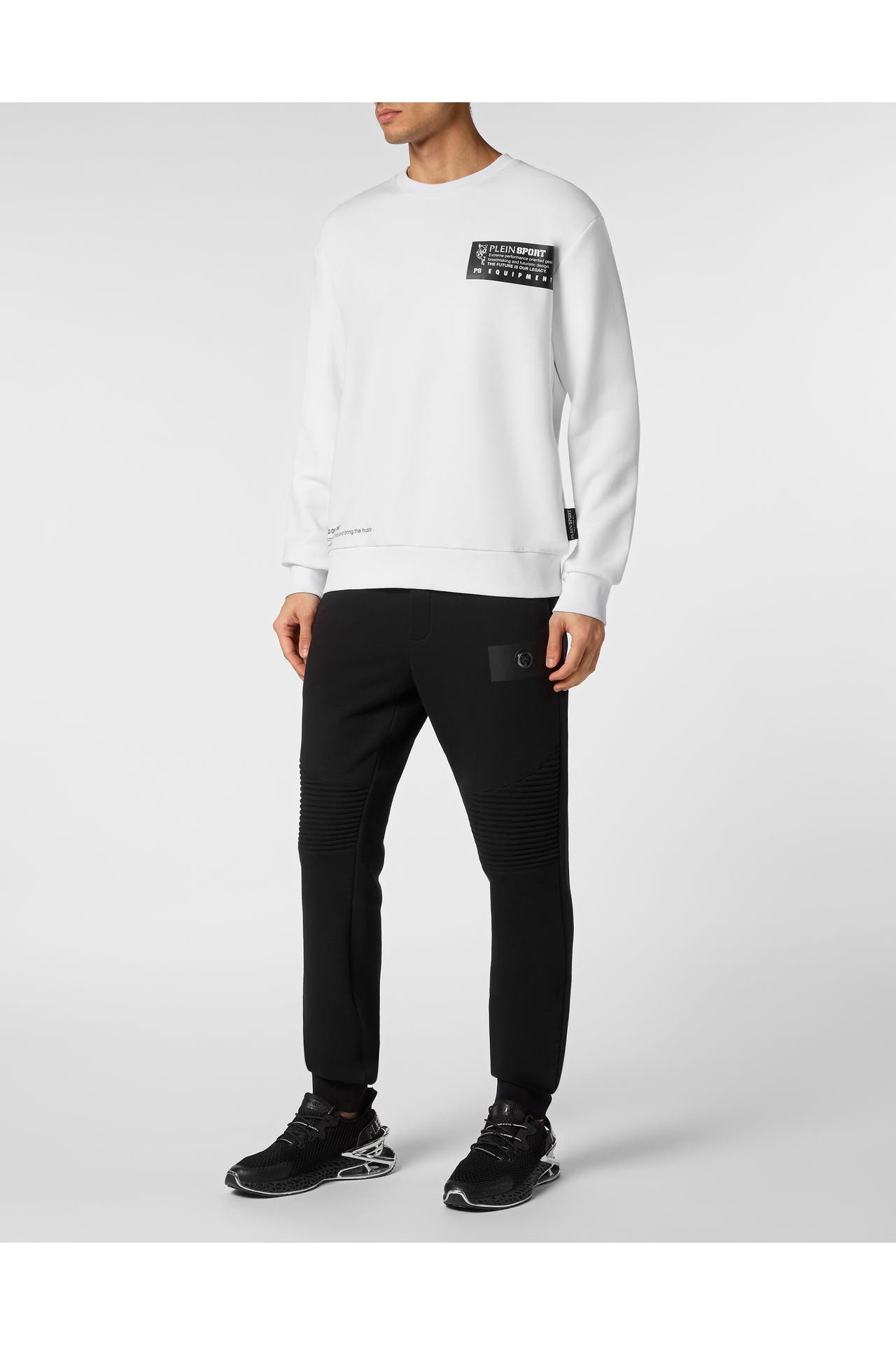 PLEIN SPORT Sweatshirt 0102 | white/black, Bild 1