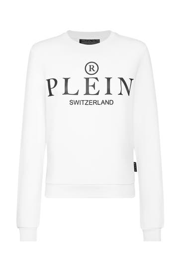 PHILIPP PLEIN Sweatshirt ICONIC PLEIN 01 | white