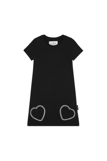 PHILIPP PLEIN Kleid HEART 02 | black