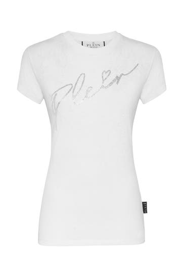 PHILIPP PLEIN T-Shirt SIGNATURE 01 | white