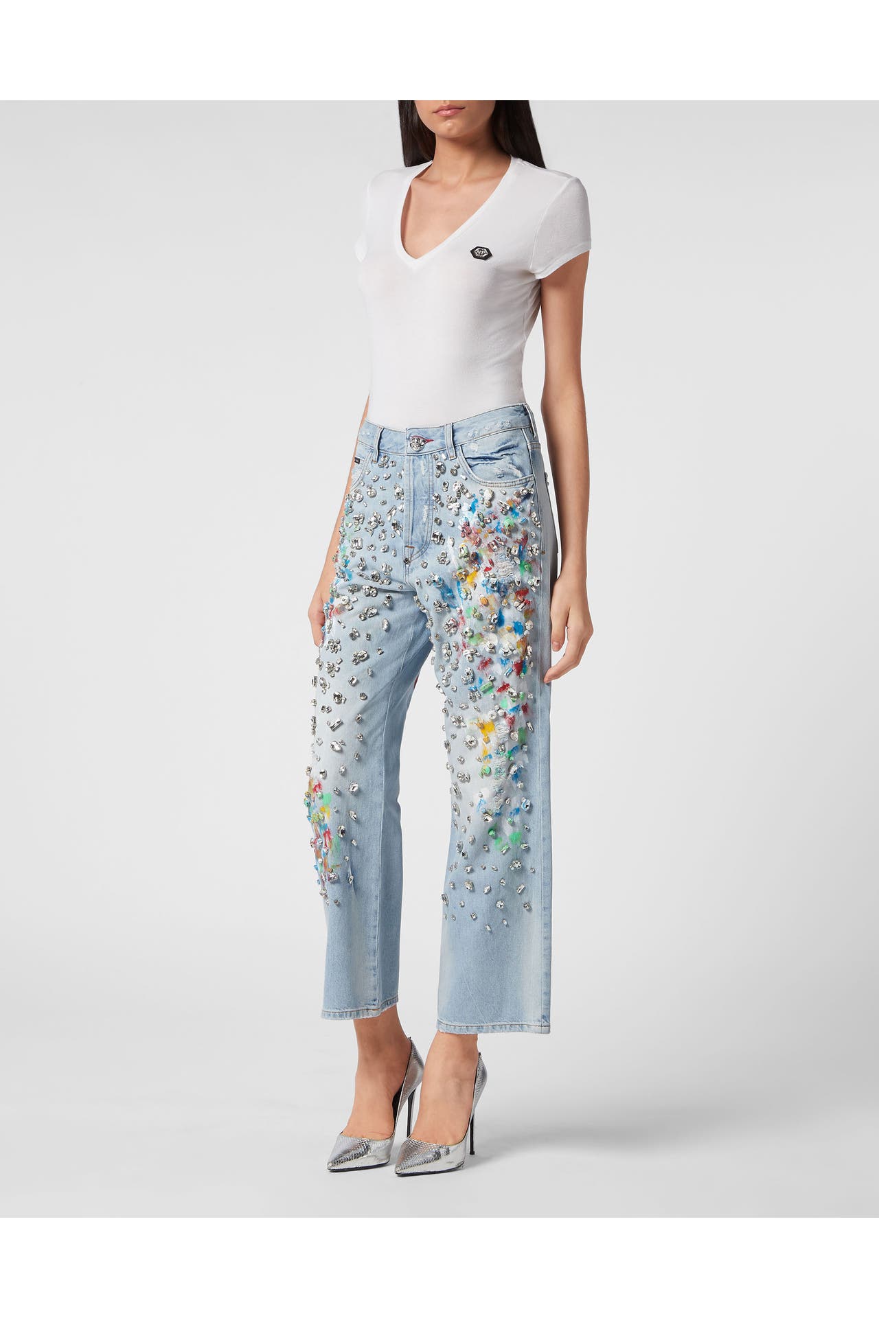 PHILIPP PLEIN Jeans 05AM | FrozenBlue Flared, Bild 1