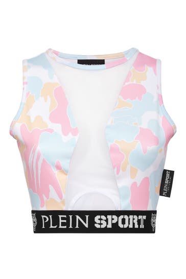 PLEIN SPORT Top CAMOUFLAGE 0307 | rose/lightblue