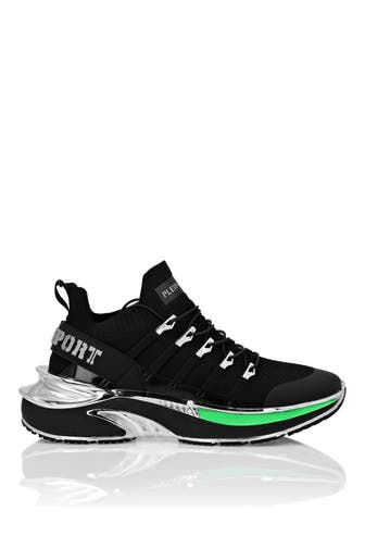 PLEIN SPORT Sportschuhe CHROME SURFER 0227 | black+greenfluo