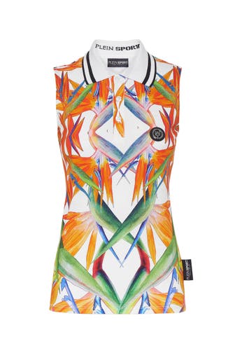 PLEIN SPORT Polo-Shirt 0121 | white/multicolored