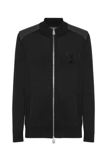 BILLIONAIRE Strickjacke 02 | black Loose Fit