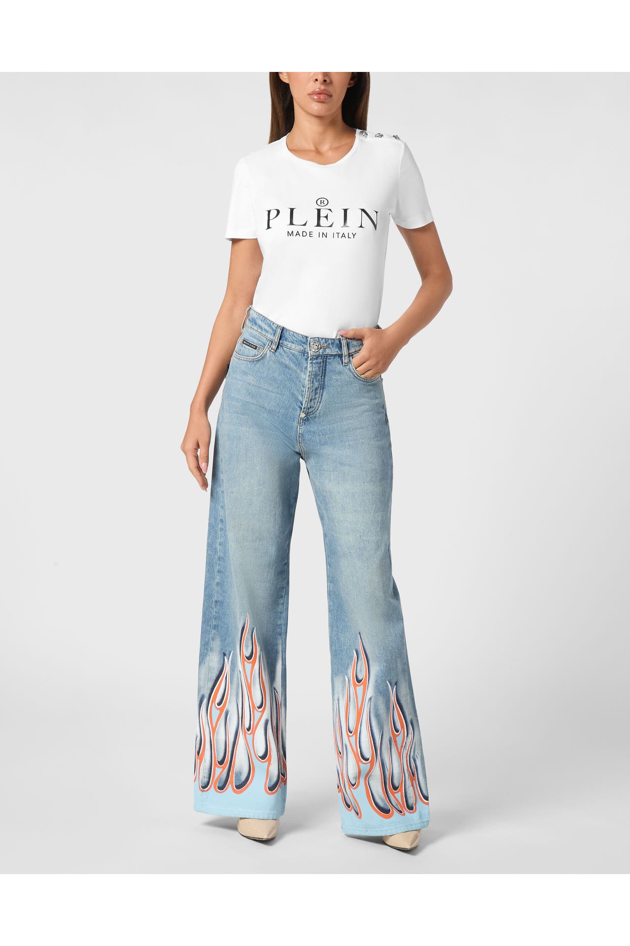 PHILIPP PLEIN Jeans FLAME 13MI | Salt'N'Pepa Straight, Bild 1
