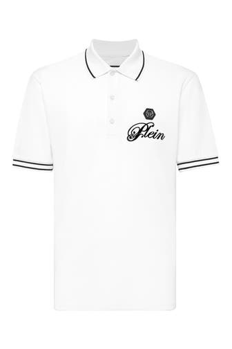 PHILIPP PLEIN Polo-Shirt SIGNATURE 01OF | OffWhite