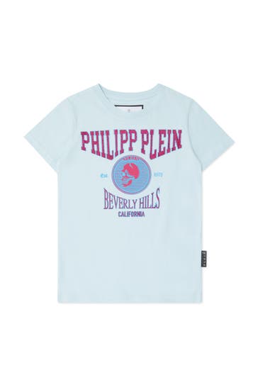 PHILIPP PLEIN T-Shirt CRYSTAL 07 | lightblue