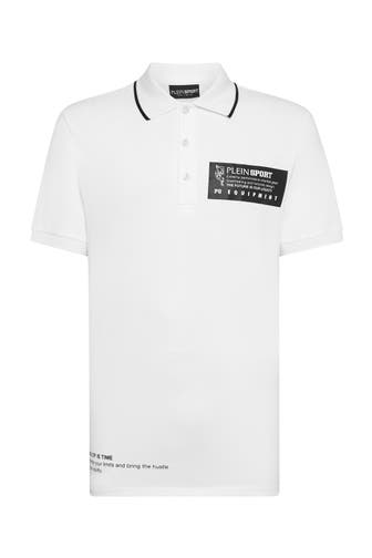 PLEIN SPORT Polo-Shirt 0102 | white/black