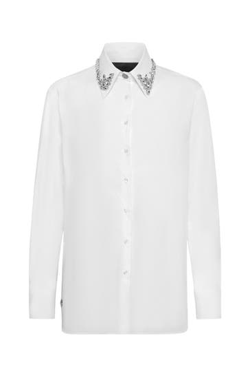 PHILIPP PLEIN Casual-Bluse 01 | white