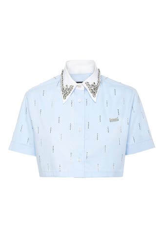 PHILIPP PLEIN Casual-Bluse 07 | lightblue